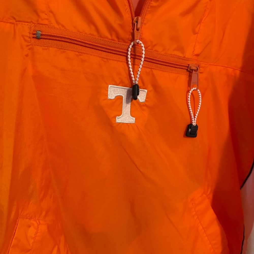 University of Tennessee Volunteers Orange Pullover Windbreaker Jacket - Picture 4 of 7